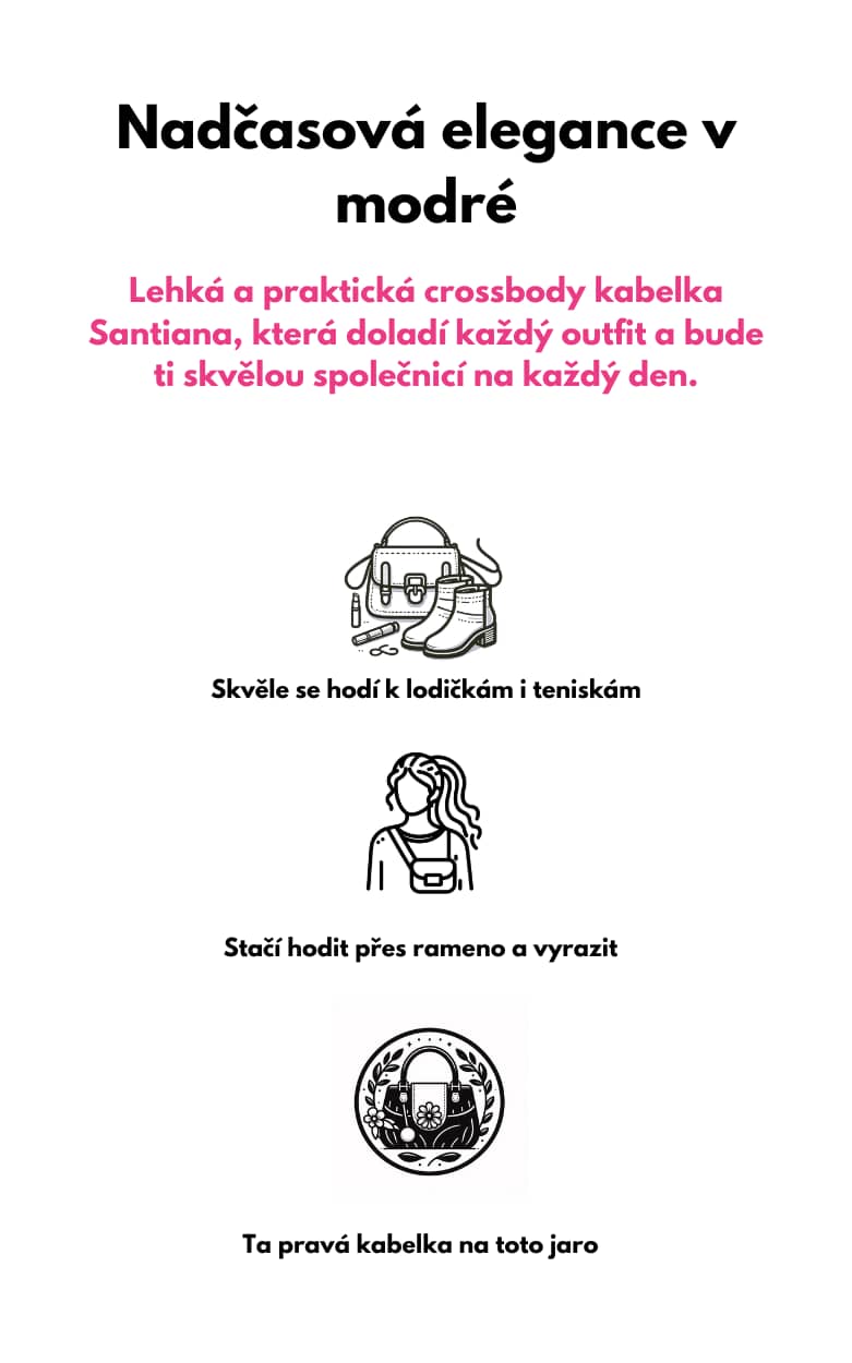 kabelka modrá - dareceknamiru